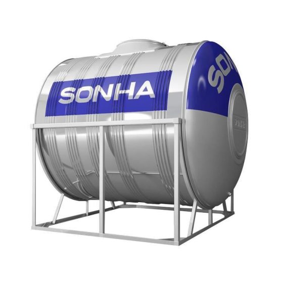 Bồn nước inox Sơn Hà từ 300 lít đến 5000 lít ngang