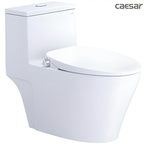 Bồn Cầu Nắp Rửa Cơ Caesar C1356F/TAF060 1 khối