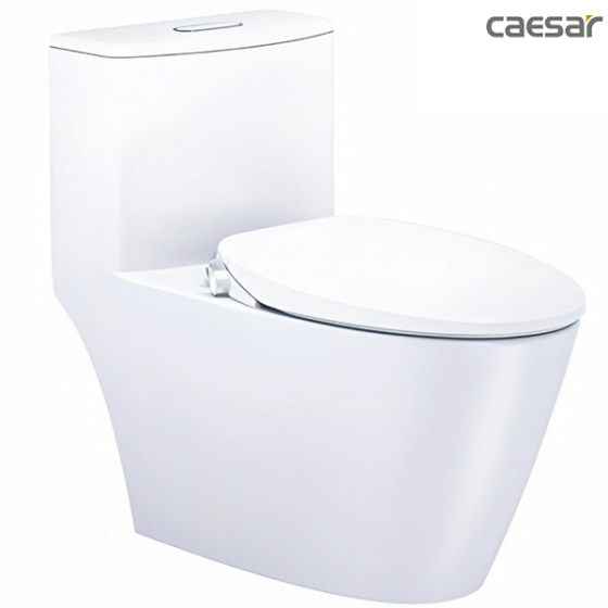 Bàn Cầu Nắp Rửa Cơ CAESAR C1363F/TAF060 1 Khối