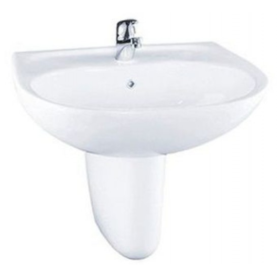 Lavabo TOTO LHT236CS treo tường chân ngắn