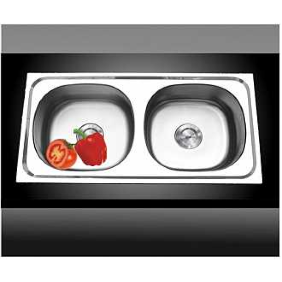 Chậu rửa Toàn Mỹ  inox 2 ngăn AS2-0