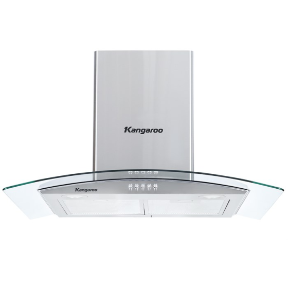 Máy hút mùi kính cong Kangaroo KG538