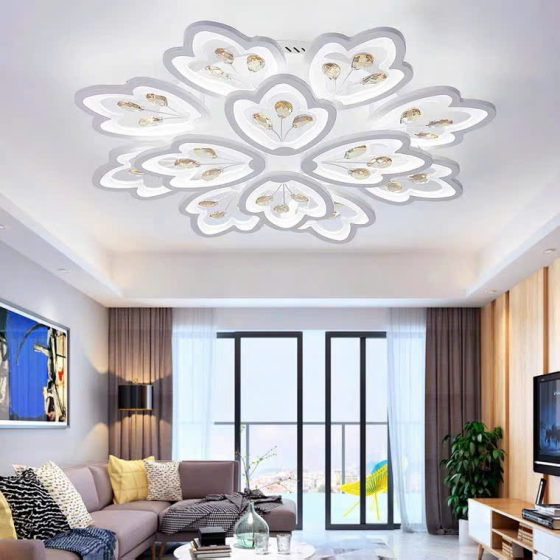 Đèn ốp trần led cánh hoa OT38T12