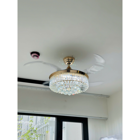 Quạt trần đèn cánh xếp QT4240