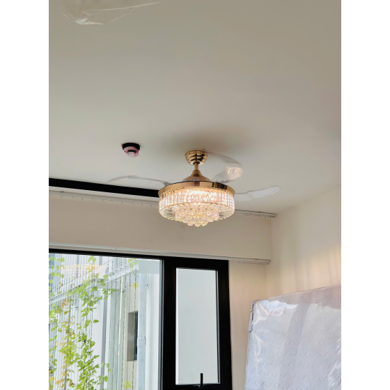 Quạt trần đèn cánh xếp QT4240
