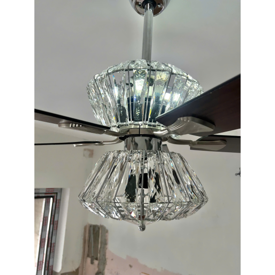 Quạt trần đèn cánh nhựa QT45
