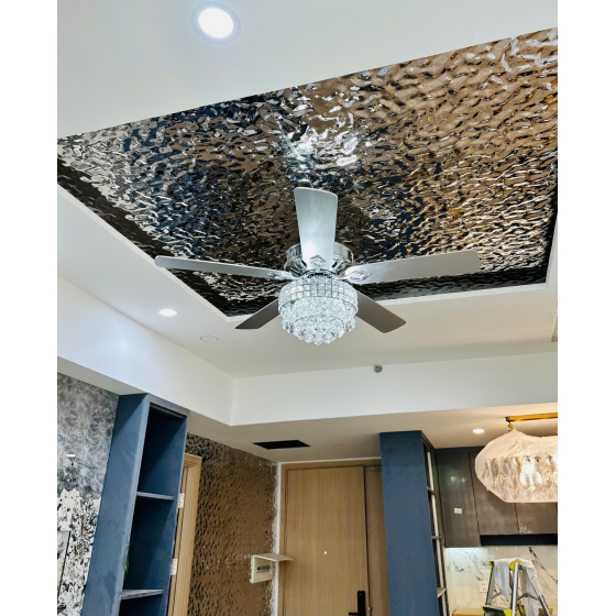 Quạt trần đèn hạt 5 cánh QT5277