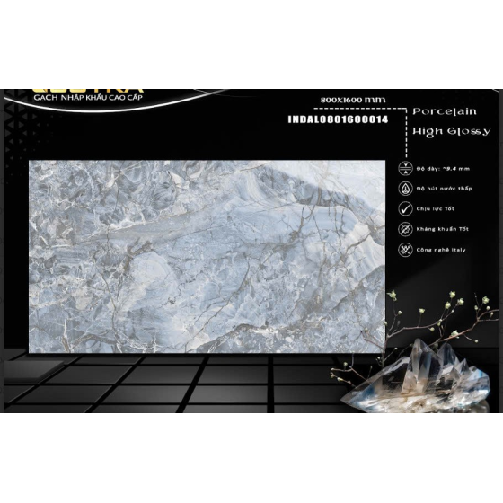 Gạch Ấn Độ 80x160cm INDAL0801600014