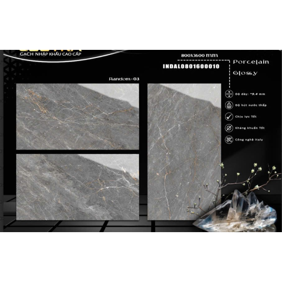 Gạch Ấn Độ 80x160cm INDAL0801600010