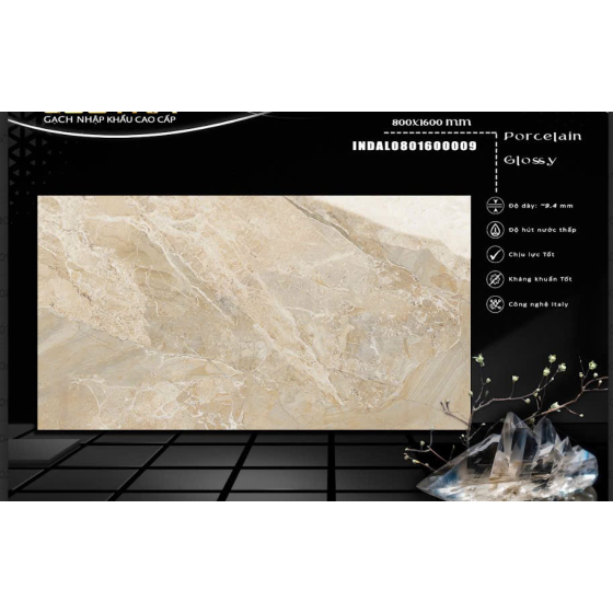  Gạch Ấn Độ 80x160cm INDAL0801600009