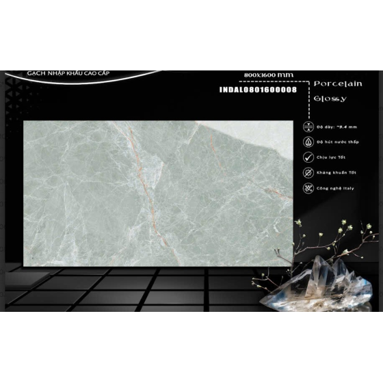 Gạch Ấn Độ 80x160cm INDAL0801600008