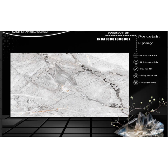  Gạch Ấn Độ 80x160cm INDAL0801600007