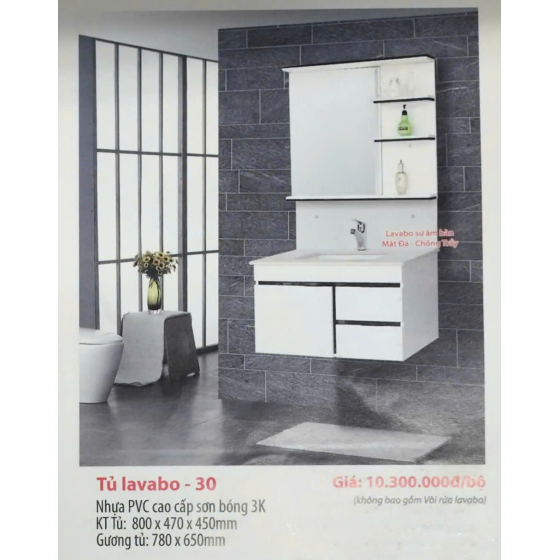 Tủ lavabo Nuka 30