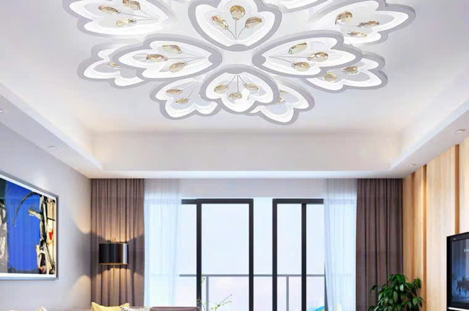 Đèn ốp trần led cánh hoa OT38T12