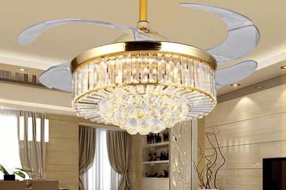Quạt trần đèn cánh xếp QT4240