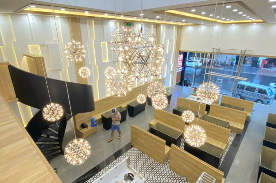 Đèn thả thiết kế hoa bồ công anh TTK59