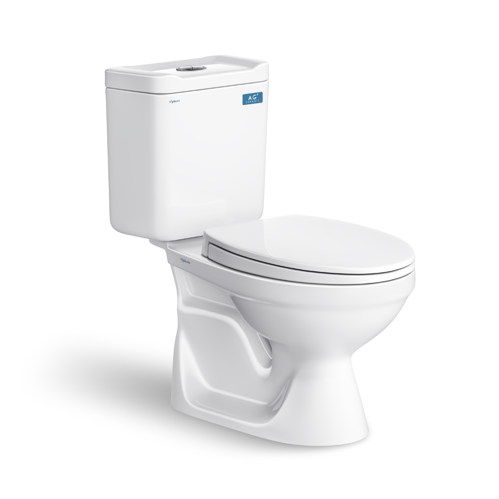 Bồn cầu Viglacera VT18M 2 khối nắp thường/nắp êm