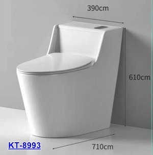 Bàn Cầu Liền Khối Kante KT-8893