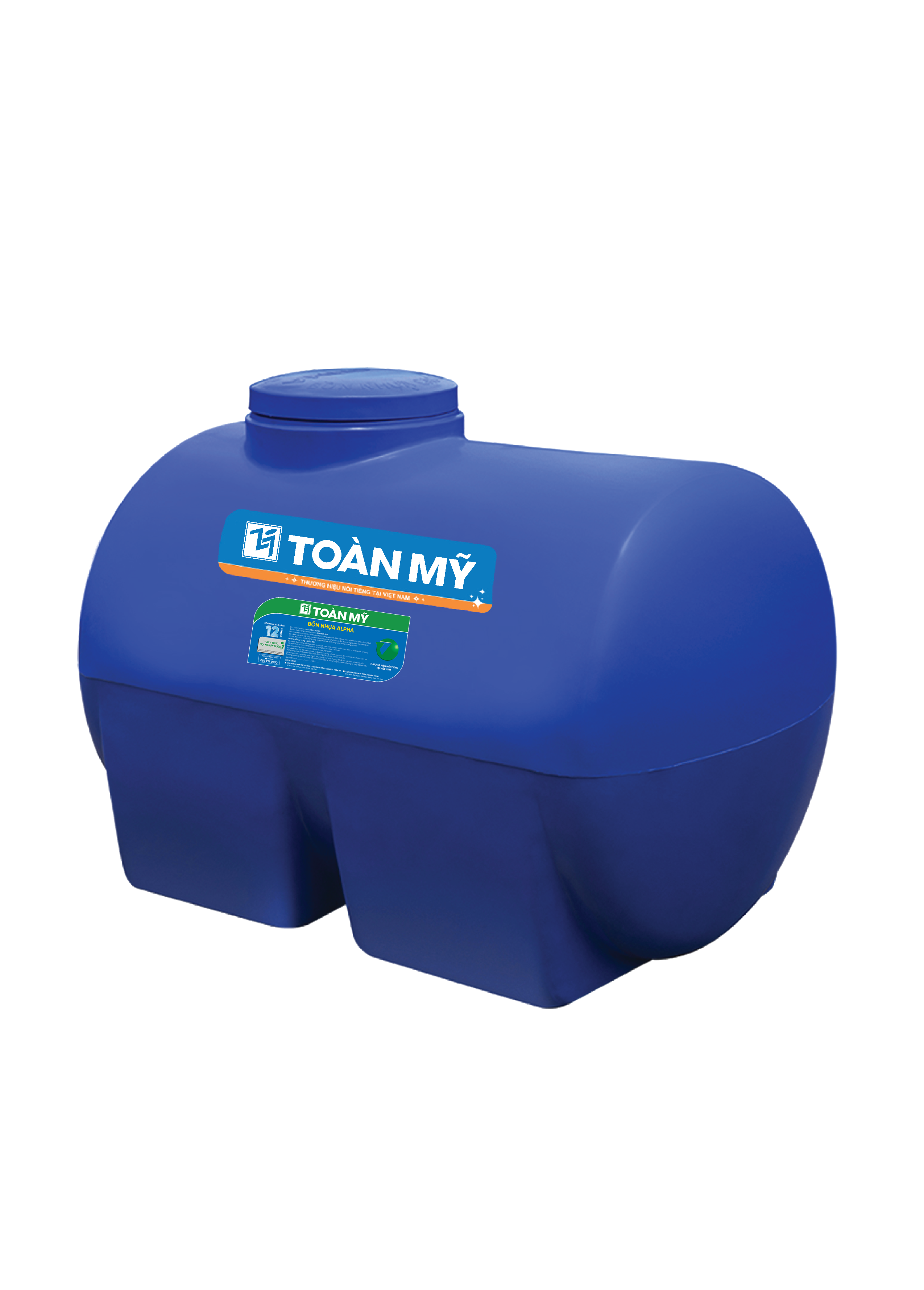 Bồn nhựa ngang Toàn Mỹ Alpha 300L đến 2000L