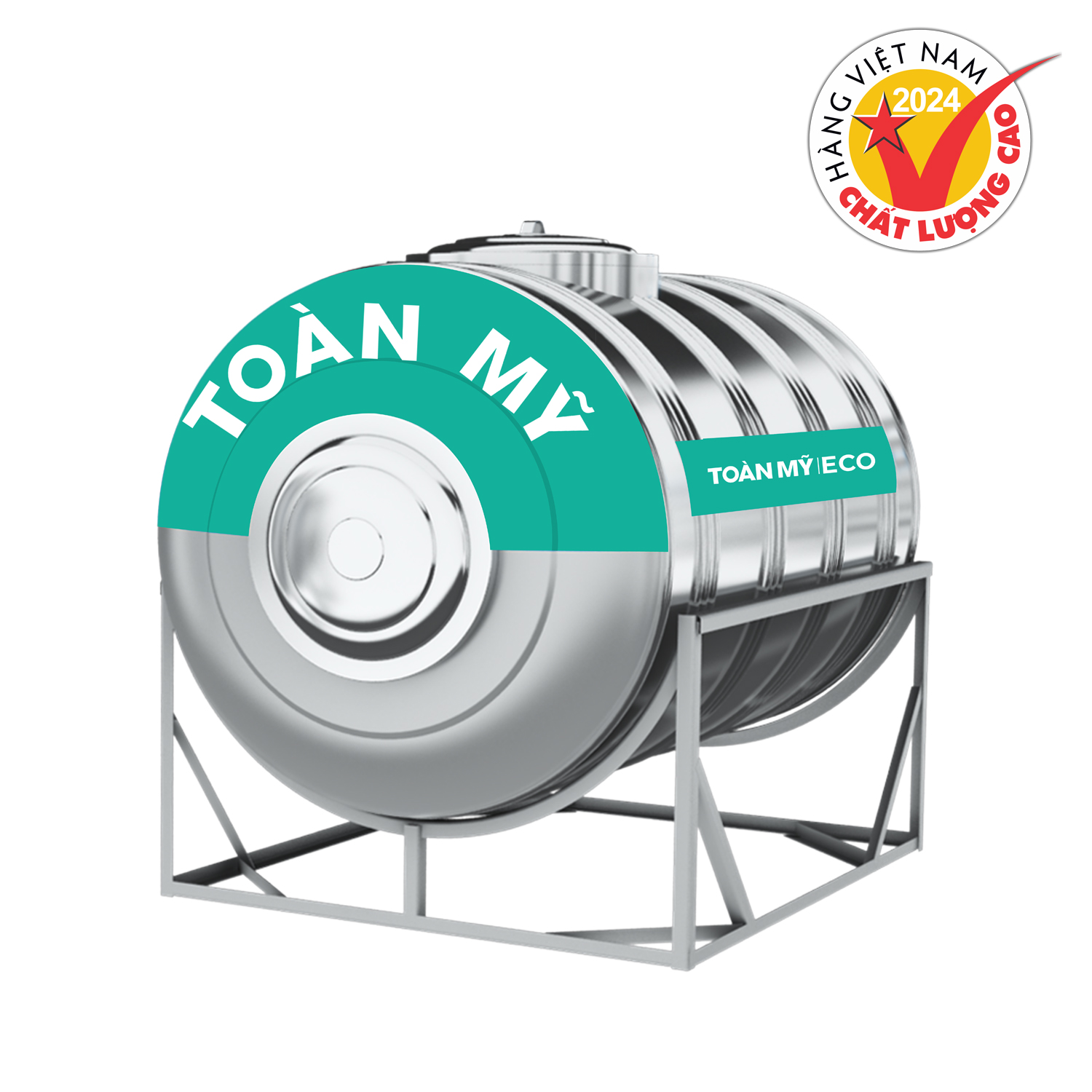 Bồn nước inox ECO Toàn Mỹ ngang từ 500L đến 5000L