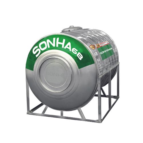 Bồn nước inox Sơn Hà 68 từ 500 lít 2000 lít ngang