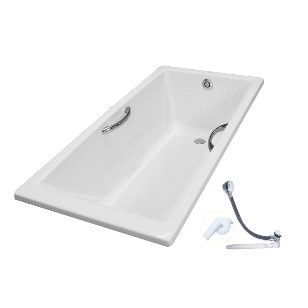 Bồn tắm TOTO PAY1520V#W/TVBF411 nhựa 1,5m gồm bộ xả thải