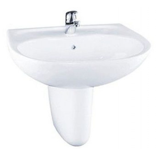 Lavabo TOTO LHT236CS treo tường chân ngắn