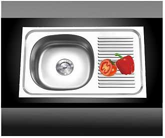 Chậu rửa chén Toàn Mỹ đơn 1 hộc 1 cánh AS1-1
