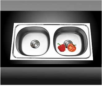 Chậu rửa Toàn Mỹ inox 304 2 hộc đều AH2-0