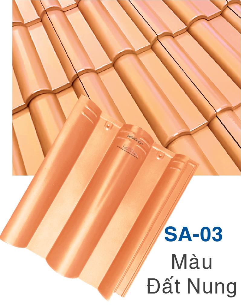 Ngói da trơn sóng nhỏ Sunrise SA-03