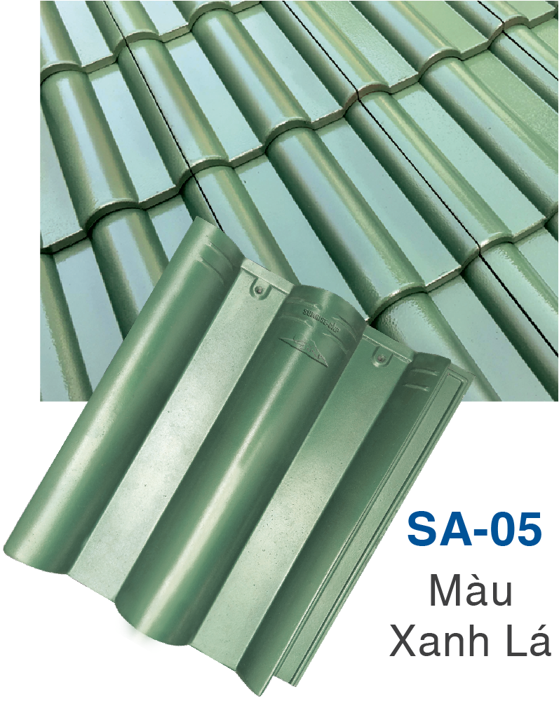 Ngói da trơn sóng nhỏ Sunrise SA-05