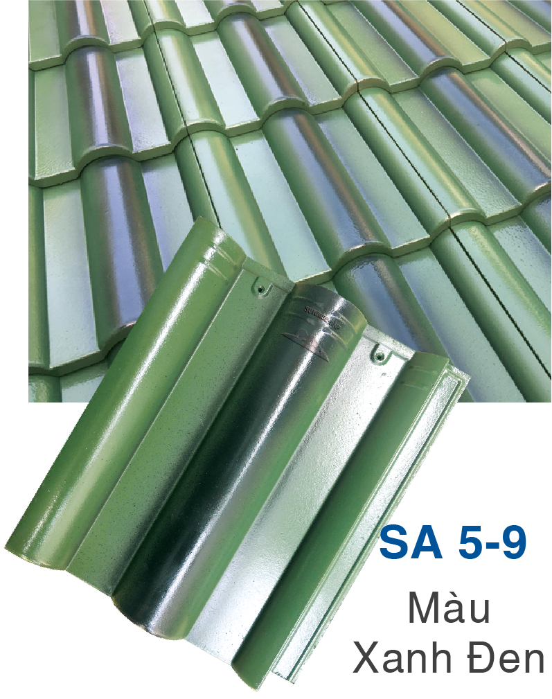 Ngói da trơn sóng nhỏ Sunrise SA-5-9