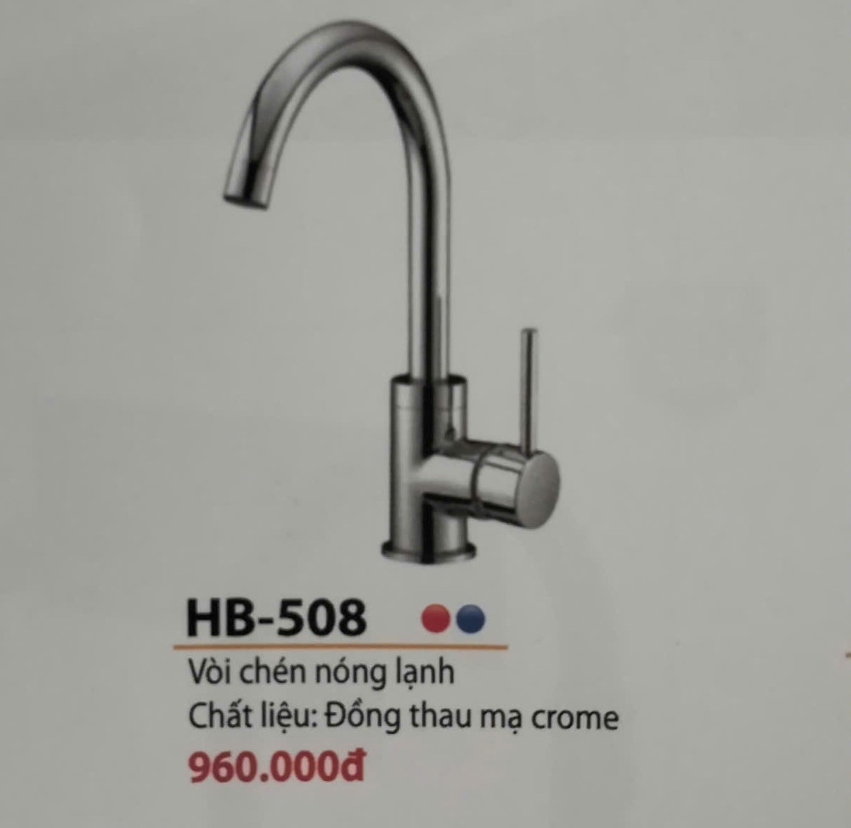 Vòi chén nóng lạnh Haphako HB-508