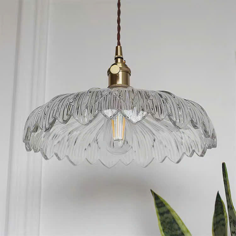 Đèn thả hoa thuỷ tinh trang trí TT54