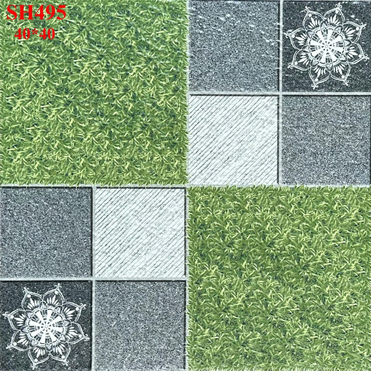 Gạch lát sân vườn 40x40