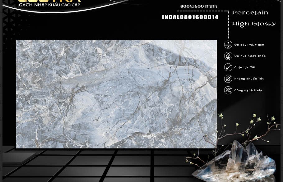 Gạch Ấn Độ 80x160cm INDAL0801600014