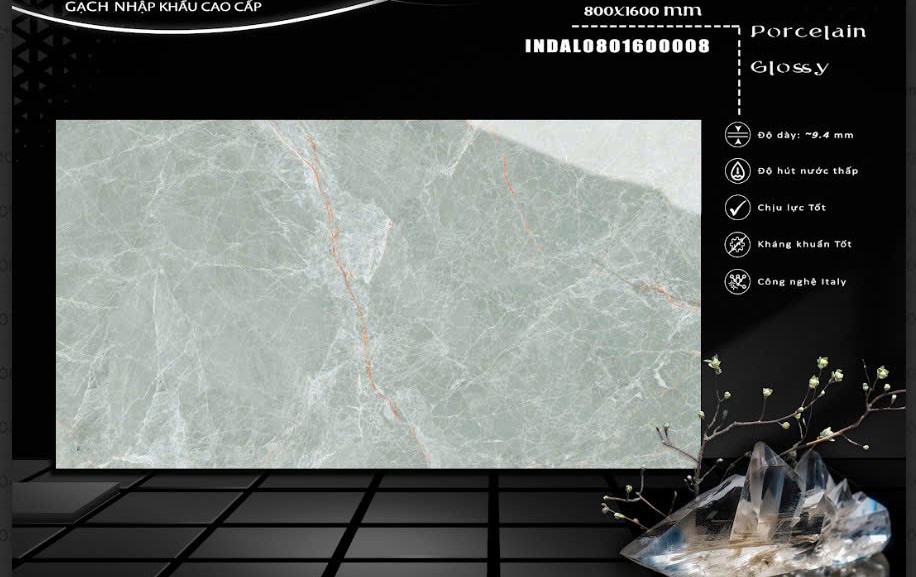  Gạch Ấn Độ 80x160cm INDAL0801600008