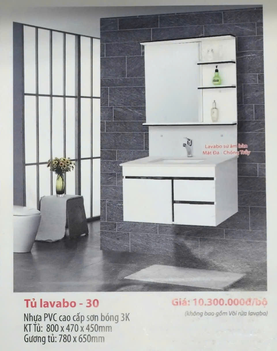 Tủ lavabo Nuka 30