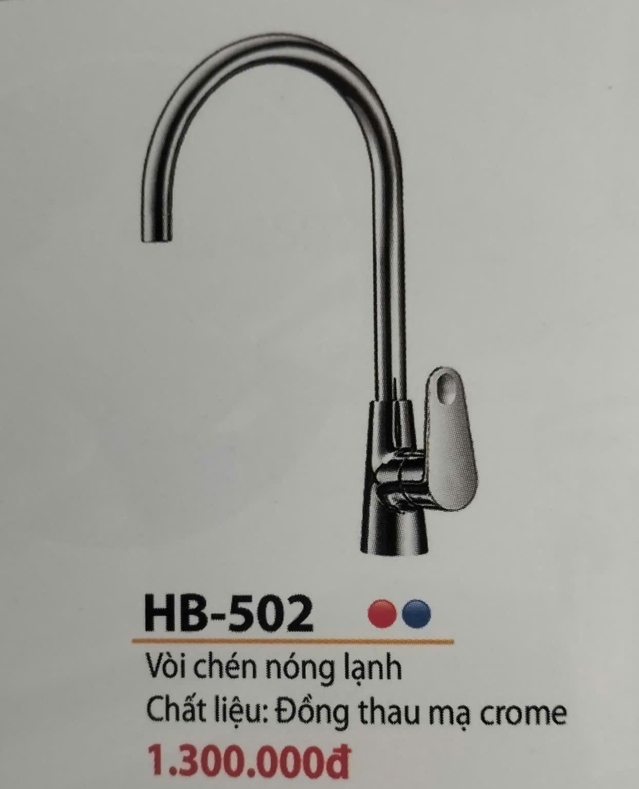 Vòi chén nóng lạnh Haphako HB-502