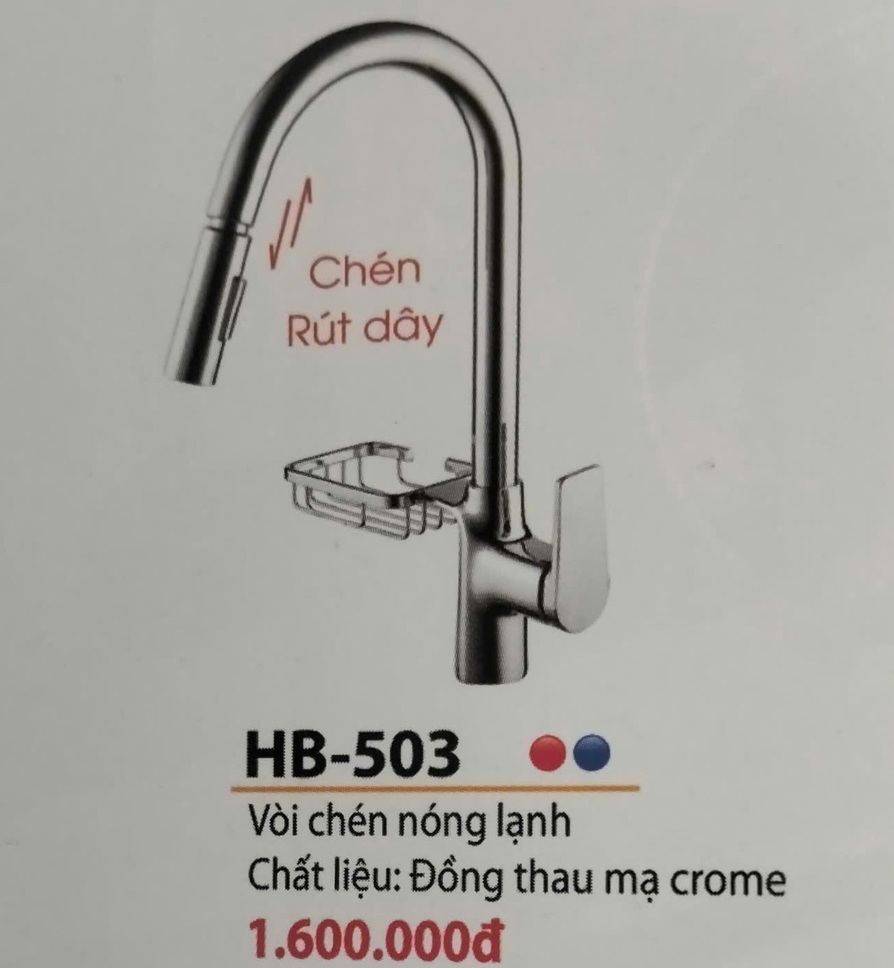Vòi chén nóng lạnh Haphako HB-503