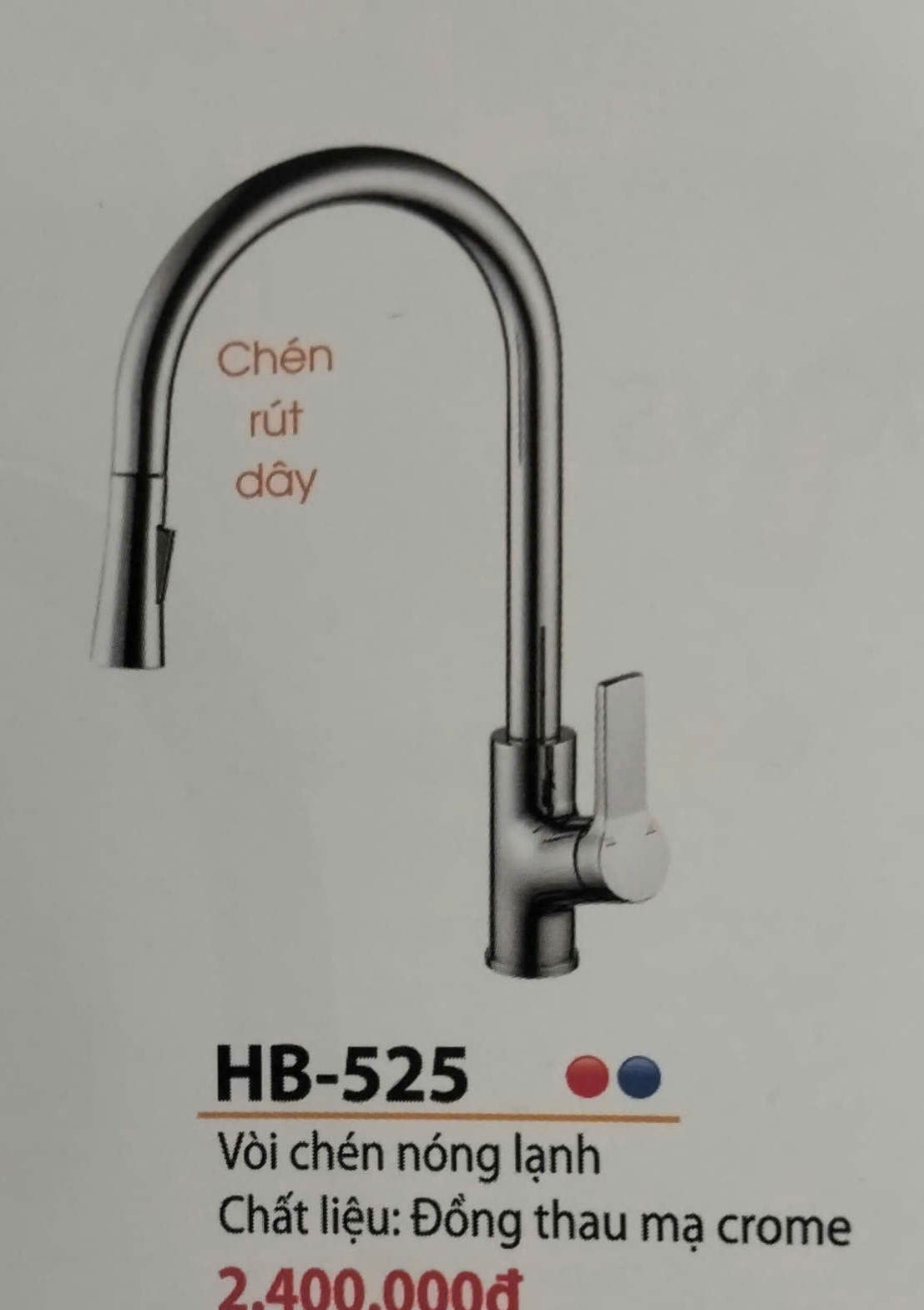 Vòi chén nóng lạnh Haphako HB-525