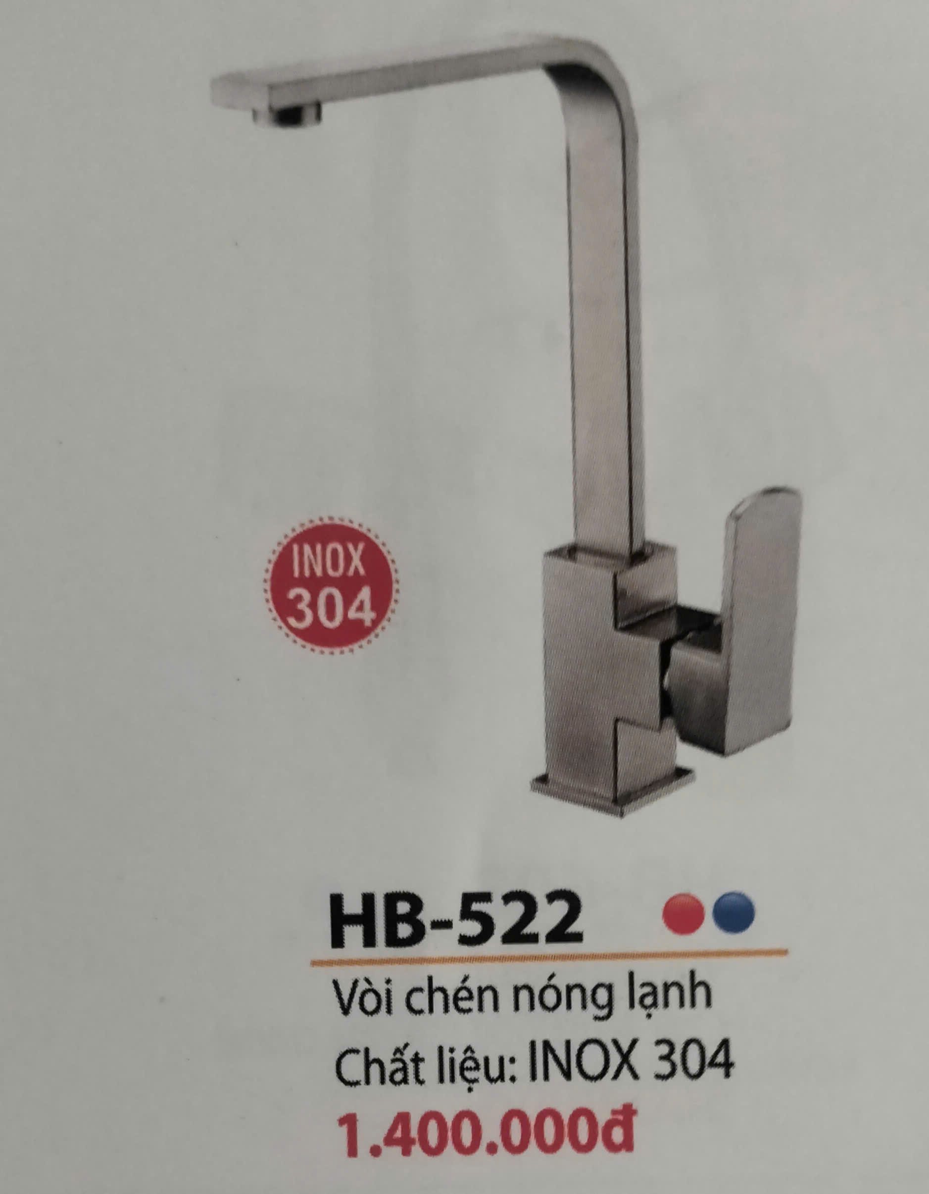 Vòi chén nóng lạnh Haphako HB-522