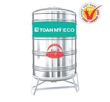 Bồn nước inox ECO Toàn Mỹ đứng từ 500L đến 5000L