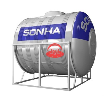 Bồn nước inox Sơn Hà từ 300 lít đến 5000 lít ngang
