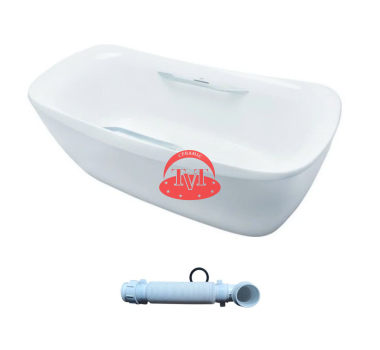 Bồn tắm đặt sàn TOTO PJY1734HPWEN#GW TVBF412 GALALATO 1,7m tay vịn gồm ống thải