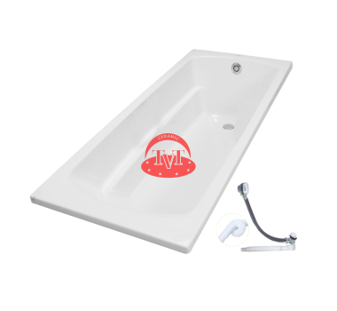 Bồn tắm TOTO PAY1730V#W/TVBF411 nhựa 1,7m gồm bộ xả thải