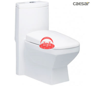 Bàn cầu Caesar CD1347 1 khối