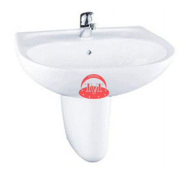 Lavabo TOTO LHT236CS treo tường chân ngắn