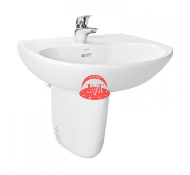 Lavabo TOTO LHT239CR treo tường chân ngắn