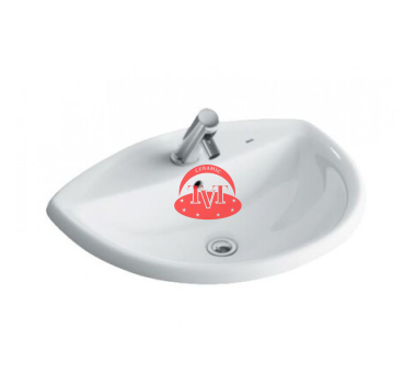 Chậu Rửa Lavabo Inax L-2396V Âm Bàn Dương Vành